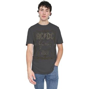 AC/DC ACDC Rock Label Unisex T Shirt, Black, Small AC/DC ACDC Rock Label Unisex T Shirt, Black, Small