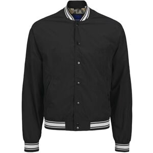 JACK & JONES Men's Joralmeria Bomber Jacket, Black, S JACK & JONES Men's Joralmeria Bomber Jacket, Black, S