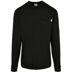 Urban Classics Men's Organic Basic Pocket Ls T Shirt, Black, S UK Urban Classics Men's Organic Basic Pocket Ls T Shirt, Black, S UK