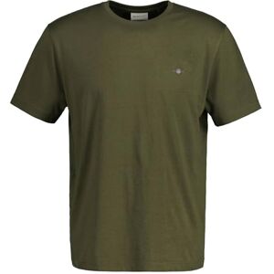 GANT Men's Reg Shield Ss T-Shirt, Juniper Green, 4XL GANT Men's Reg Shield Ss T-Shirt, Juniper Green, 4XL