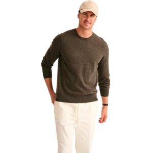 NAADAM Men's The Original Cashmere Crewneck Jumper Sweater, Olive, XXL NAADAM Men's The Original Cashmere Crewneck Jumper Sweater, Olive, XXL