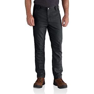 Carhartt Men's Rugged Flex® Straight Fit Canvas 5-Pocket Tapered Work Pant, Black, W32/L30 Carhartt Men's Rugged Flex® Straight Fit Canvas 5-Pocket Tapered Work Pant, Black, W32/L30