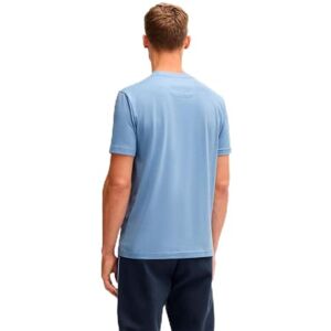 Boss Men's Tee Tape Logo T-Shirt, Open Blue498, L Boss Men's Tee Tape Logo T-Shirt, Open Blue498, L