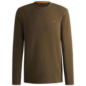 Boss Mens Tempesto Embroidered-Logo T-Shirt in a Cotton Blend Boss Mens Tempesto Embroidered-Logo T-Shirt in a Cotton Blend