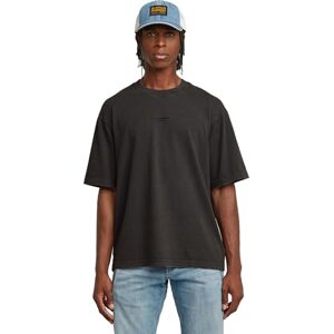 G-STAR Men's Overdyed Center Chest Boxy T-Shirt, Black (Dk Black Gd D24780-c756-b564), L G-STAR Men's Overdyed Center Chest Boxy T-Shirt, Black (Dk Black Gd D24780-c756-b564), L