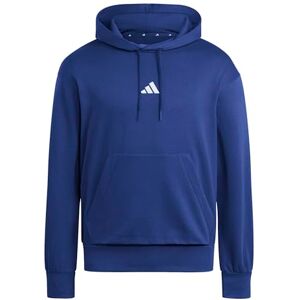 adidas Men's ESSENTIALS FEELCOZY FLEECE HOODIE, dark blue/white, L adidas Men's ESSENTIALS FEELCOZY FLEECE HOODIE, dark blue/white, L