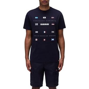 Napapijri Men's Sere Short Sleeve T-Shirt Navy Blue 3XL Napapijri Men's Sere Short Sleeve T-Shirt Navy Blue 3XL