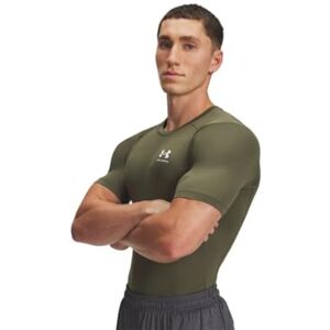 Under Armour Men's HeatGear Armour Compression Short Sleeve, Fast-Drying Base Layer Compression Top, Stretchy and Comfortable Men's T-Shirt,Marine OD Green / / White,XS Under Armour Men's HeatGear Armour Compression Short Sleeve, Fast-Drying Base Layer Compression Top, Stretchy and Comfortable Men's T-Shirt,Marine OD Green / / White,XS
