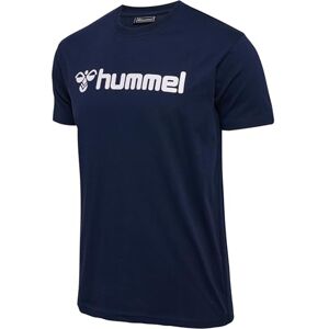 hummel Men's Hmlmover Cotton T-Shirt S/S T-Shirt (Pack of 1) Navy hummel Men's Hmlmover Cotton T-Shirt S/S T-Shirt (Pack of 1) Navy