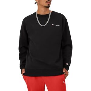 Champion Men's Crewneck, Powerblend Fleece, Hoodie Sweatshirt Logo (Reg. Or Big & Tall), Black Small Script, XL Champion Men's Crewneck, Powerblend Fleece, Hoodie Sweatshirt Logo (Reg. Or Big & Tall), Black Small Script, XL