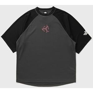 The North Face Unisex NSE S/S Dotknit T-Shirt, Asphalt Grey/TNF Black, M The North Face Unisex NSE S/S Dotknit T-Shirt, Asphalt Grey/TNF Black, M
