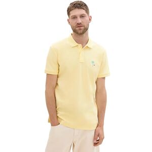 TOM TAILOR Mens Ottoman Polo Shirt, 34585 Light Yellow, 3XL TOM TAILOR Mens Ottoman Polo Shirt, 34585 Light Yellow, 3XL