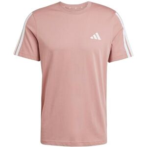 adidas Men's Men 3-Stripes T-Shirt, Warm Clay, XXL adidas Men's Men 3-Stripes T-Shirt, Warm Clay, XXL