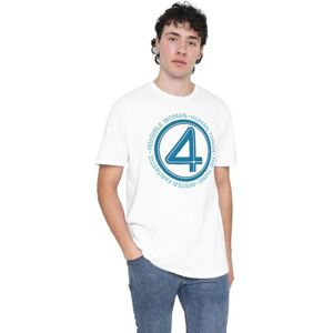 Marvel Fantastic Four Superhero Team Unisex T Shirt, White, 5XL Marvel Fantastic Four Superhero Team Unisex T Shirt, White, 5XL