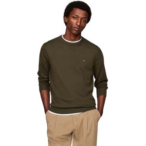 Tommy Hilfiger Men’s Crew Neck Regular Fit Jumper, Multicolor (Army Green), 3XL Tommy Hilfiger Men’s Crew Neck Regular Fit Jumper, Multicolor (Army Green), 3XL