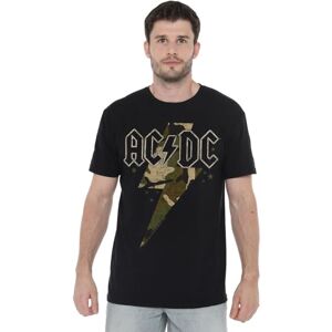 AC/DC ACDC Camo Bolt Unisex T Shirt, Black, X-Large AC/DC ACDC Camo Bolt Unisex T Shirt, Black, X-Large