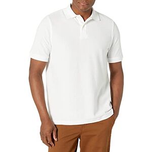 Lee Men's Modern Fit Short Sve Polo Shirt, White, 34/36 Lee Men's Modern Fit Short Sve Polo Shirt, White, 34/36