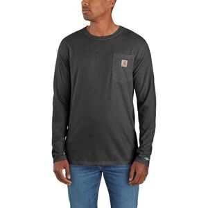 Carhartt Men's T-shirt Force Relaxed Fit Midweight Long Sleeve Pocket T Shirt, Carbon Heather, XXL UK Carhartt Men's T-shirt Force Relaxed Fit Midweight Long Sleeve Pocket T Shirt, Carbon Heather, XXL UK