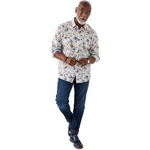 Joe Browns Male Classic Collar Floral Shirt, Regular, White, UK S Joe Browns Male Classic Collar Floral Shirt, Regular, White, UK S