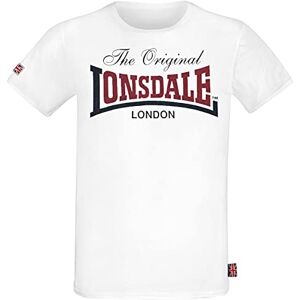 Lonsdale London Aldingham Men's T-Shirt White Basics, Casual Wear, Streetwear Lonsdale London Aldingham Men's T-Shirt White Basics, Casual Wear, Streetwear