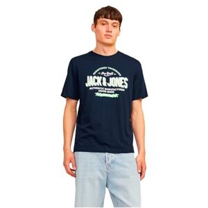 JACK & JONES JACK&JONES PLUS Men's JJELOGO TEE SS O-Neck 2 COL 23/24 PLS Men's t-Shirts, Navy Blazer, 3XL JACK & JONES JACK&JONES PLUS Men's JJELOGO TEE SS O-Neck 2 COL 23/24 PLS Men's t-Shirts, Navy Blazer, 3XL