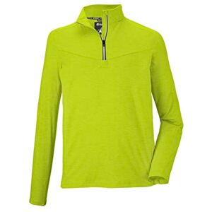 killtec (KILAH) KSW 37 MN LS SHRT 38691-000 Men's Functional Shirt with Stand-Up Collar and Zip Spring Green M killtec (KILAH) KSW 37 MN LS SHRT 38691-000 Men's Functional Shirt with Stand-Up Collar and Zip Spring Green M