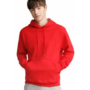 Champion Men's Powerblend Pullover Hoodie Hoody, Team Red Scarlet, M UK Champion Men's Powerblend Pullover Hoodie Hoody, Team Red Scarlet, M UK