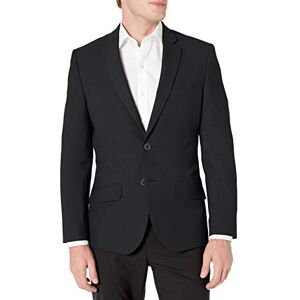 Amazon Essentials Men's Long-Sleeve Button-Front Slim-Fit Stretch Blazer, Black, 42 Amazon Essentials Men's Long-Sleeve Button-Front Slim-Fit Stretch Blazer, Black, 42