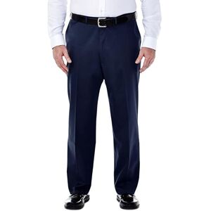 Haggar Men's Premium No Iron Khaki Classic Fit Flat Front Casual Pant (Regular and Big & Tall Sizes), Dark Navy-Bt, 46W x 32L Haggar Men's Premium No Iron Khaki Classic Fit Flat Front Casual Pant (Regular and Big & Tall Sizes), Dark Navy-Bt, 46W x 32L