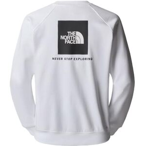 The North Face Men's Raglan Box Nse Crew Sweatshirt, Tnf White, XS The North Face Men's Raglan Box Nse Crew Sweatshirt, Tnf White, XS