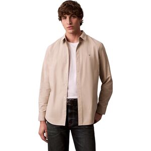 Calvin Klein Men's LS Solid Oxford Classic Shirt LV140EM125 Other Shirts, Brown (Ancient Marble), XS Calvin Klein Men's LS Solid Oxford Classic Shirt LV140EM125 Other Shirts, Brown (Ancient Marble), XS