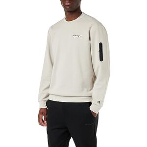 Champion Men's Legacy American Tech Poly-cotton Interlock Crewneck Sweatshirt, Grigio Argento, XL UK Champion Men's Legacy American Tech Poly-cotton Interlock Crewneck Sweatshirt, Grigio Argento, XL UK