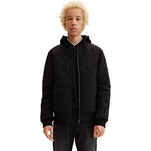 Tom Tailor Denim Men's Bomber Jacket with Removable Hood 1033644, 29999 Black, XL Tom Tailor Denim Men's Bomber Jacket with Removable Hood 1033644, 29999 Black, XL