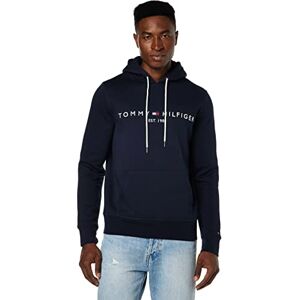Tommy Hilfiger Men’s Core Tommy Logo Hoodie, Blue (Sky Captain), XL Tommy Hilfiger Men’s Core Tommy Logo Hoodie, Blue (Sky Captain), XL