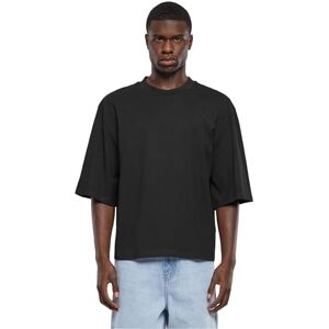Urban Classics Men's Organic Oversized Cropped Tee T-Shirt, Black, Urban Classics Men's Organic Oversized Cropped Tee T-Shirt, Black,