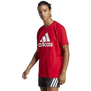 adidas Men's Essentials Single Jersey Big Logo Tee (Plus Size), Better Scarlet, M Extra Tall adidas Men's Essentials Single Jersey Big Logo Tee (Plus Size), Better Scarlet, M Extra Tall