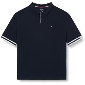 Tommy Hilfiger Men's Bt Monotype Cuff Slim Fit Polo Mw0mw36073 S/S Polos, Blue (Desert Sky), XXL Tommy Hilfiger Men's Bt Monotype Cuff Slim Fit Polo Mw0mw36073 S/S Polos, Blue (Desert Sky), XXL