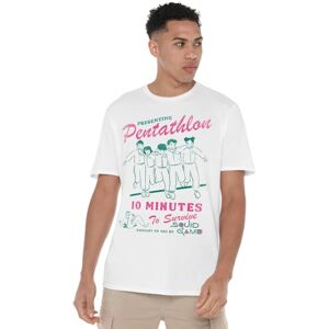 Squid Game Pentathlon Race Comic Unisex T Shirt, White, XX-Large Squid Game Pentathlon Race Comic Unisex T Shirt, White, XX-Large