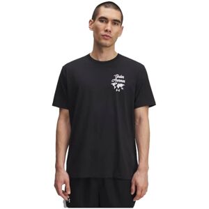 Under Armour Men's 60/40s Sports Wordmark Short Sleeve, Men's T-Shirt with Super-Soft Cotton Blend Fabric, Gym T-Shirt for Sports and Casual Wear,Black / / White,XS Under Armour Men's 60/40s Sports Wordmark Short Sleeve, Men's T-Shirt with Super-Soft Cotton Blend Fabric, Gym T-Shirt for Sports and Casual Wear,Black / / White,XS