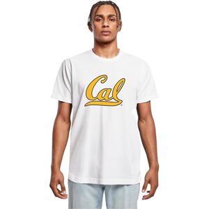 MERCHCODE Men's T-Shirt Cal Logo Tee, Regular Fit, Cotton 100%, XL, White, XL MERCHCODE Men's T-Shirt Cal Logo Tee, Regular Fit, Cotton 100%, XL, White, XL