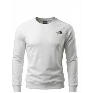 The North Face Men's Raglan Box Nse Crew Sweatshirt, Tnf White, XXL The North Face Men's Raglan Box Nse Crew Sweatshirt, Tnf White, XXL