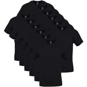 Gildan Men's Crew T-Shirts, Multipack, Style G1100, Black (12-Pack), XL Gildan Men's Crew T-Shirts, Multipack, Style G1100, Black (12-Pack), XL