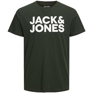 JACK & JONES Men's Jjecorp Logo Tee SS O-Neck Noos T-Shirt, Mountain View/Fit:Slim/Large Print, M JACK & JONES Men's Jjecorp Logo Tee SS O-Neck Noos T-Shirt, Mountain View/Fit:Slim/Large Print, M