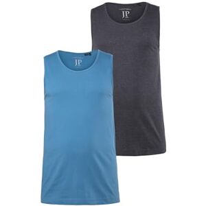 JP 1880 Mens Plus Size Menswear L-8XL Tank Tops 2 Pack Basic Sleeveless Up to 8XL JP 1880 Mens Plus Size Menswear L-8XL Tank Tops 2 Pack Basic Sleeveless Up to 8XL