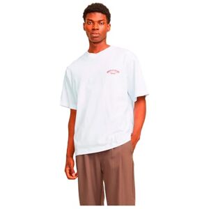 JACK & JONES Men's Jorroxbury Type Tee Ss Crew Neck T-Shirt, Bright White, S JACK & JONES Men's Jorroxbury Type Tee Ss Crew Neck T-Shirt, Bright White, S