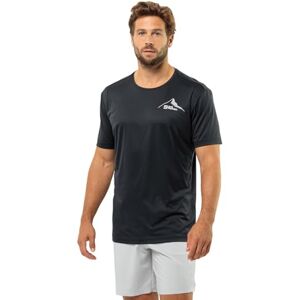 Jack Wolfskin Men's Peak Graphic t m T-Shirt, Phantom, S Jack Wolfskin Men's Peak Graphic t m T-Shirt, Phantom, S