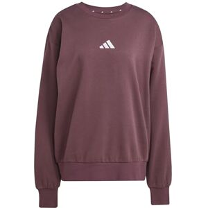 adidas Men's ESSENTIALS FEELCOZY FLEECE SWEATSHIRT, aurora ruby/white, XS adidas Men's ESSENTIALS FEELCOZY FLEECE SWEATSHIRT, aurora ruby/white, XS