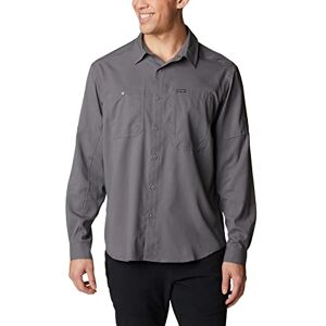 Columbia Men's Silver Ridge Utility Lite Long Sleeve Hiking Shirt, City Grey, Small Columbia Men's Silver Ridge Utility Lite Long Sleeve Hiking Shirt, City Grey, Small