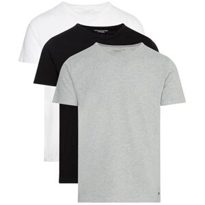 Tommy Hilfiger Men’s 3 Pack Short Sleeve V-Neck Stretch T-Shirts, Multicolor (Black/White/Grey Heather), M Tommy Hilfiger Men’s 3 Pack Short Sleeve V-Neck Stretch T-Shirts, Multicolor (Black/White/Grey Heather), M