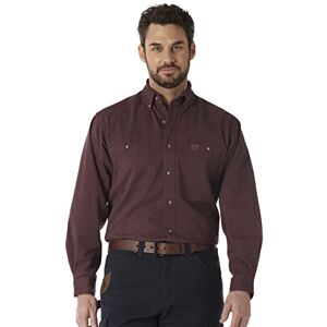 Wrangler Riggs Workwear Men's Logger Twill Long Sleeve Work Shirt red XXXL Tall Wrangler Riggs Workwear Men's Logger Twill Long Sleeve Work Shirt red XXXL Tall